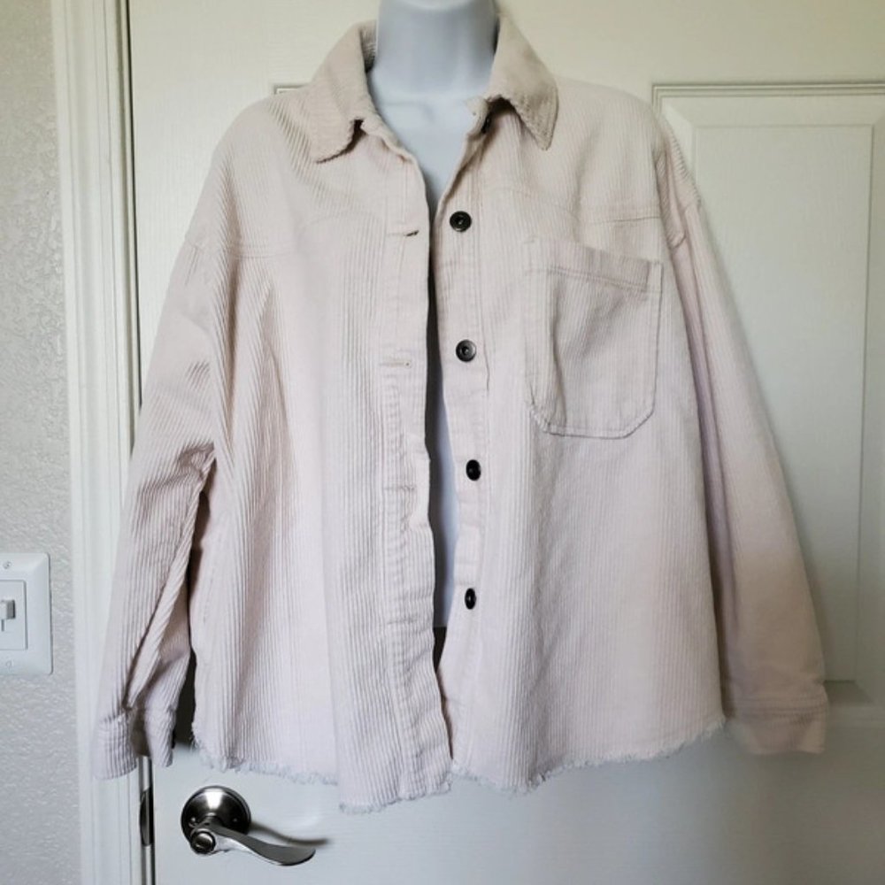 Corduroy oversized jacket